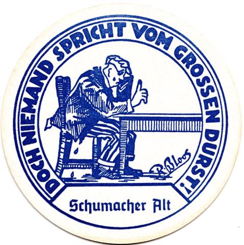 dsseldorf d-nw schum ein jeder 3a (rund215-u schumacher alt-blau)